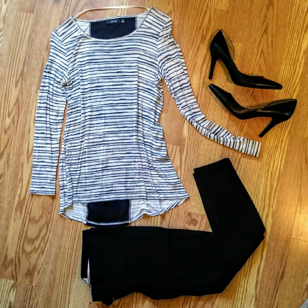 Striped long sleeve shirt